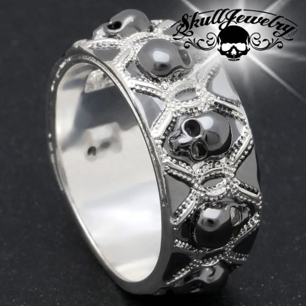"You Spin Me 'Round" Skull Ring (w032)